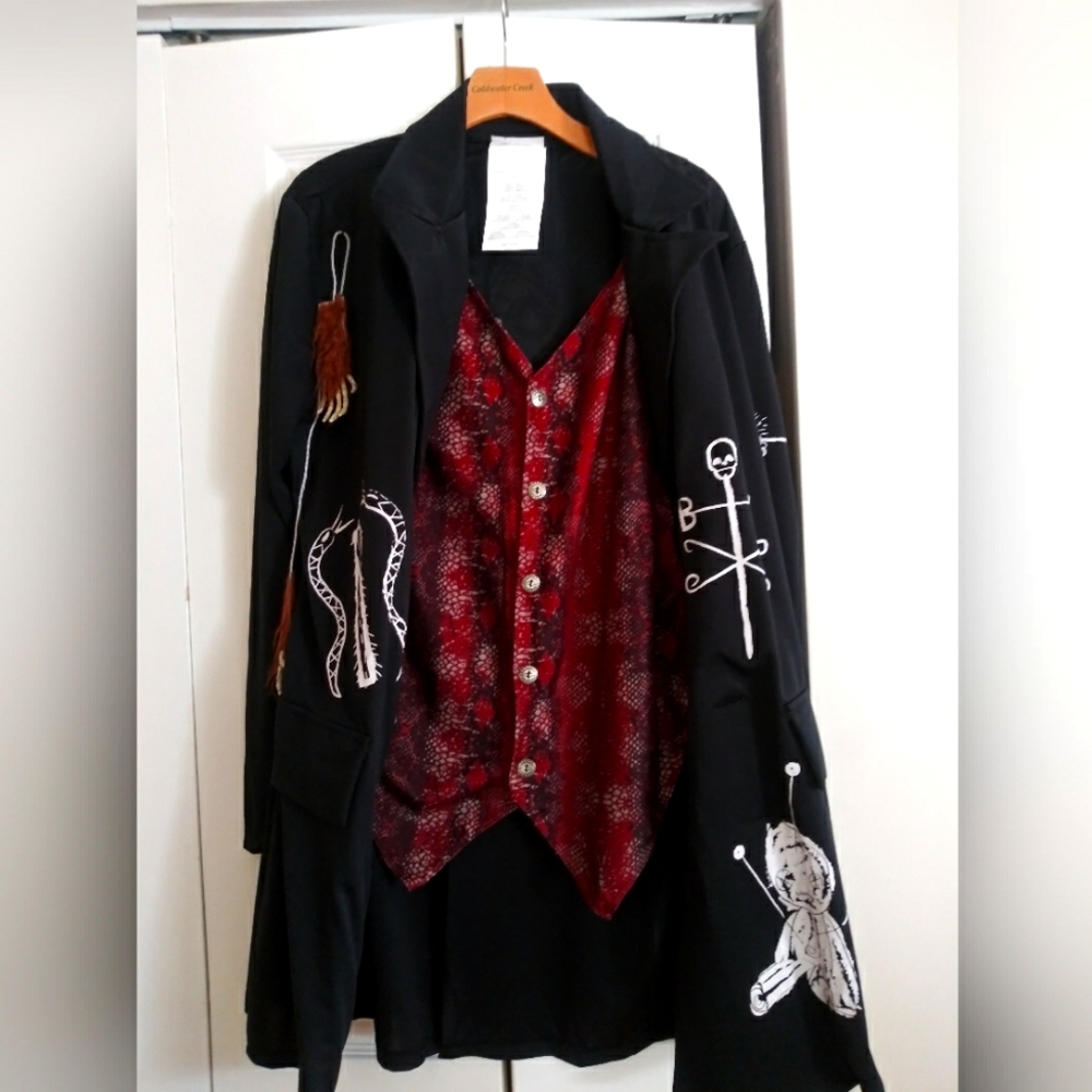 Halloween voodoo witchdoctor costume( men's)